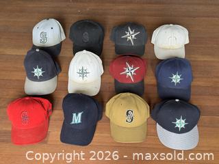 MaxSold Auction: Set of 12 Seattle Mariners Hats  - Victoria (British Columbia, Canada) SELLER MANAGED Estate Sale Online Auction - Simcoe Street