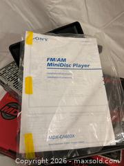 MaxSold Auction: Sony MDX-CA680X Minidisc Player  - Victoria (British Columbia, Canada) SELLER MANAGED Estate Sale Online Auction - Simcoe Street