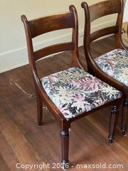 MaxSold Auction: Three Vintage Mahogany Victorian Style Dining Chairs - Victoria (British Columbia, Canada) SELLER MANAGED Estate Sale Online Auction - Simcoe Street