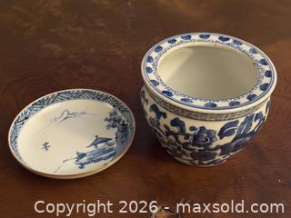 MaxSold Auction: Two Japanese/Chinese Blue and White Ceramics - Victoria (British Columbia, Canada) SELLER MANAGED Estate Sale Online Auction - Simcoe Street