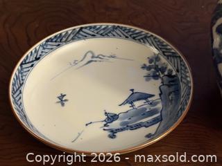 MaxSold Auction: Two Japanese/Chinese Blue and White Ceramics - Victoria (British Columbia, Canada) SELLER MANAGED Estate Sale Online Auction - Simcoe Street