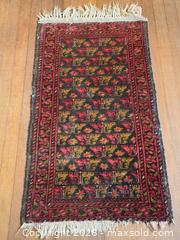 MaxSold Auction: Vintage Afghan Baluch Rug - Victoria (British Columbia, Canada) SELLER MANAGED Estate Sale Online Auction - Simcoe Street