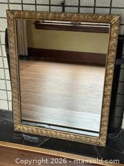 MaxSold Auction: Vintage Carved Wooden Frame Mirror  - Victoria (British Columbia, Canada) SELLER MANAGED Estate Sale Online Auction - Simcoe Street