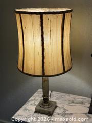 MaxSold Auction: Vintage Green Onyx Column Lamp  - Victoria (British Columbia, Canada) SELLER MANAGED Estate Sale Online Auction - Simcoe Street