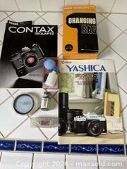 MaxSold Auction: Assorted Camera Accessories: Contax, Yashica, & More! -  Mountain View (California, USA) SELLER MANAGED Estate Sale Online Auction - Clark Avenue