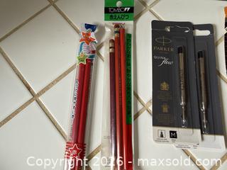 MaxSold Auction: Assorted Vintage Pens & Pencils: Parker, Tombo, & More -  Mountain View (California, USA) SELLER MANAGED Estate Sale Online Auction - Clark Avenue