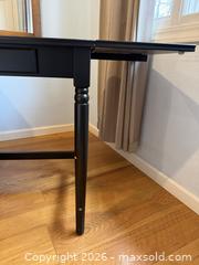 MaxSold Auction: Black Expandable Table/Desk  -  Mountain View (California, USA) SELLER MANAGED Estate Sale Online Auction - Clark Avenue