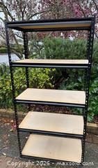 MaxSold Auction: Black Metal Shelving  -  Mountain View (California, USA) SELLER MANAGED Estate Sale Online Auction - Clark Avenue