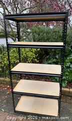 MaxSold Auction: Black Metal Shelving  -  Mountain View (California, USA) SELLER MANAGED Estate Sale Online Auction - Clark Avenue