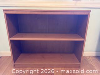 MaxSold Auction: Bush Furniture Universal Small 2 Shelf Bookcase in Natural Cherry -  Mountain View (California, USA) SELLER MANAGED Estate Sale Online Auction - Clark Avenue