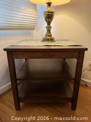 MaxSold Auction: Ethan Allen Tango 3-Tier Side Table End Table  -  Mountain View (California, USA) SELLER MANAGED Estate Sale Online Auction - Clark Avenue