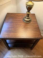 MaxSold Auction: Ethan Allen Tango 3-Tier Side Table End Table  -  Mountain View (California, USA) SELLER MANAGED Estate Sale Online Auction - Clark Avenue