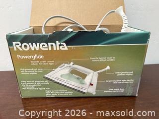 MaxSold Auction: Limited Edition Vintage Rowenta Powerglide Iron -  Mountain View (California, USA) SELLER MANAGED Estate Sale Online Auction - Clark Avenue