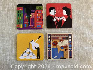 MaxSold Auction: NESPRESSO Set of 4 Coffee Themed Art Limited Edition Coasters -  Mountain View (California, USA) SELLER MANAGED Estate Sale Online Auction - Clark Avenue