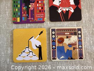 MaxSold Auction: NESPRESSO Set of 4 Coffee Themed Art Limited Edition Coasters -  Mountain View (California, USA) SELLER MANAGED Estate Sale Online Auction - Clark Avenue
