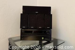 MaxSold Auction: Onkyo TX-NR626 AV Receiver Ampli-Tuner & Speakers -  Mountain View (California, USA) SELLER MANAGED Estate Sale Online Auction - Clark Avenue