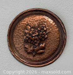 MaxSold Auction: Petite Vintage Copper Floral Wall Plate -  Mountain View (California, USA) SELLER MANAGED Estate Sale Online Auction - Clark Avenue