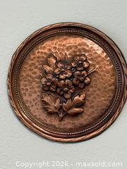 MaxSold Auction: Petite Vintage Copper Floral Wall Plate -  Mountain View (California, USA) SELLER MANAGED Estate Sale Online Auction - Clark Avenue