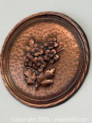 MaxSold Auction: Petite Vintage Copper Floral Wall Plate -  Mountain View (California, USA) SELLER MANAGED Estate Sale Online Auction - Clark Avenue