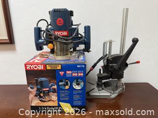 MaxSold Auction: Ryobi 1-3/4 Peak HP Plunge Router -  Mountain View (California, USA) SELLER MANAGED Estate Sale Online Auction - Clark Avenue