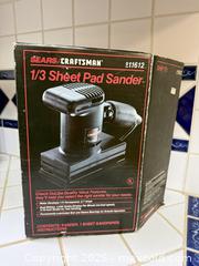 MaxSold Auction: Sears / Craftsmen 1/3 Sheet Pad Sander -  Mountain View (California, USA) SELLER MANAGED Estate Sale Online Auction - Clark Avenue