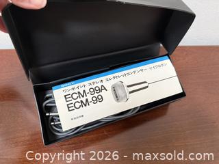 MaxSold Auction: Sony ECM-99 One Point Stereo Electret Condenser Microphone -  Mountain View (California, USA) SELLER MANAGED Estate Sale Online Auction - Clark Avenue