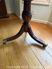 MaxSold Auction: Vintage American Drew Traditional Chippendale Style Banded Cherry Double Pedestal Dining Table -  Mountain View (California, USA) SELLER MANAGED Estate Sale Online Auction - Clark Avenue