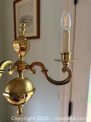 MaxSold Auction: Vintage Brass Wall Sconces w/ Candelabra Arms Made in Spain -  Mountain View (California, USA) SELLER MANAGED Estate Sale Online Auction - Clark Avenue