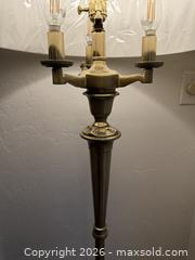MaxSold Auction: Vintage Candlestick Brass Footed Floor Lamp -  Mountain View (California, USA) SELLER MANAGED Estate Sale Online Auction - Clark Avenue