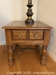 MaxSold Auction: Vintage Ethan Allen End Table Cottage Style. Very cute! -  Mountain View (California, USA) SELLER MANAGED Estate Sale Online Auction - Clark Avenue