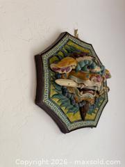MaxSold Auction: Vintage Foo Dog Octagonal Ceramic Wall Hanging -  Mountain View (California, USA) SELLER MANAGED Estate Sale Online Auction - Clark Avenue