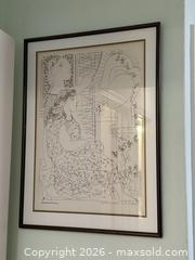 MaxSold Auction: Vintage Framed Art: Deux Femmes Regardant une Tete Sculptée (Two Women looking at a Sculpture Head) by Pablo Picasso -  Mountain View (California, USA) SELLER MANAGED Estate Sale Online Auction - Clark Avenue