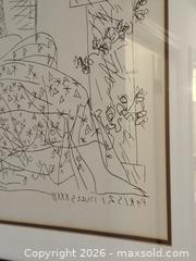 MaxSold Auction: Vintage Framed Art: Deux Femmes Regardant une Tete Sculptée (Two Women looking at a Sculpture Head) by Pablo Picasso -  Mountain View (California, USA) SELLER MANAGED Estate Sale Online Auction - Clark Avenue