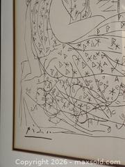 MaxSold Auction: Vintage Framed Art: Deux Femmes Regardant une Tete Sculptée (Two Women looking at a Sculpture Head) by Pablo Picasso -  Mountain View (California, USA) SELLER MANAGED Estate Sale Online Auction - Clark Avenue