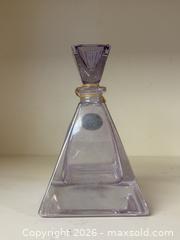 MaxSold Auction: Vintage Italian Sc 24% Lead Crystal Pink Purple Art Glass Perfume Bottle. Beautiful!! -  Mountain View (California, USA) SELLER MANAGED Estate Sale Online Auction - Clark Avenue