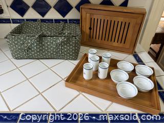 MaxSold Auction: Vintage Japanese Folding Tea Set -  Mountain View (California, USA) SELLER MANAGED Estate Sale Online Auction - Clark Avenue