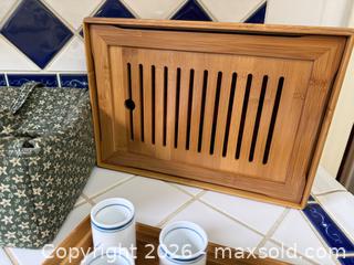 MaxSold Auction: Vintage Japanese Folding Tea Set -  Mountain View (California, USA) SELLER MANAGED Estate Sale Online Auction - Clark Avenue