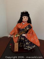 MaxSold Auction: Vintage Japanese Kimono Cloth Doll -  Mountain View (California, USA) SELLER MANAGED Estate Sale Online Auction - Clark Avenue