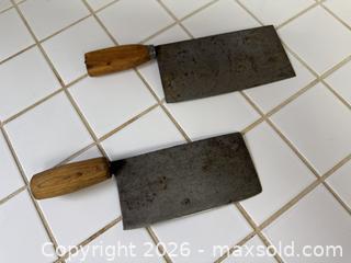 MaxSold Auction: Vintage Japanese Meat Cleavers-Marked/Signed.  -  Mountain View (California, USA) SELLER MANAGED Estate Sale Online Auction - Clark Avenue