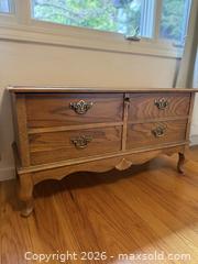MaxSold Auction: Vintage Lane Cedar Blanket Chest. Beautiful!  -  Mountain View (California, USA) SELLER MANAGED Estate Sale Online Auction - Clark Avenue