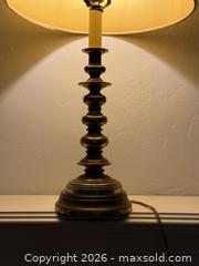 MaxSold Auction: Vintage Mid-Century Brass Stiffel Style Table Lamp -  Mountain View (California, USA) SELLER MANAGED Estate Sale Online Auction - Clark Avenue