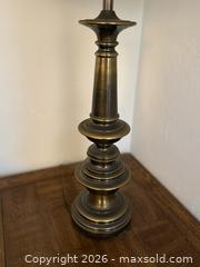 MaxSold Auction: Vintage Mid-Century Stiffel Style Brass Table Lamp -  Mountain View (California, USA) SELLER MANAGED Estate Sale Online Auction - Clark Avenue