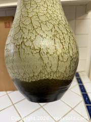 MaxSold Auction: Vintage Raku Hand Thrown Crackle Glazed Pottery Vase -  Mountain View (California, USA) SELLER MANAGED Estate Sale Online Auction - Clark Avenue