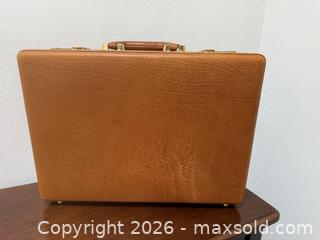 MaxSold Auction: Vintage Rolla Leather Briefcase, Made in Paris -  Mountain View (California, USA) SELLER MANAGED Estate Sale Online Auction - Clark Avenue