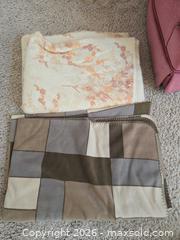 MaxSold Auction: 5 Throw Blankets, 2 Old Quilts, Wall Carpet, 2 Blow Up Twin Mattresses, Yellow Bin - Longmont (Colorado, USA) PARTNER MANAGED Estate Sale Online Auction - Whitehall Drive