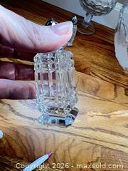 MaxSold Auction: Assorted Clear Etched & Cut Pressed Glass Serving Pieces, 5–9 pcs - Longmont (Colorado, USA) PARTNER MANAGED Estate Sale Online Auction - Whitehall Drive