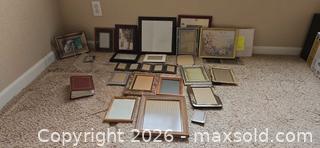 MaxSold Auction: Assorted Picture Frames & Holders, 1 Print, 1 Photo Album - Longmont (Colorado, USA) PARTNER MANAGED Estate Sale Online Auction - Whitehall Drive