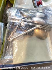 MaxSold Auction: Assorted Silver-Plated Flatware Collection (Various Makers) - Longmont (Colorado, USA) PARTNER MANAGED Estate Sale Online Auction - Whitehall Drive