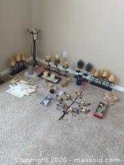 MaxSold Auction: Assortment of Candles and candle holders. - Longmont (Colorado, USA) PARTNER MANAGED Estate Sale Online Auction - Whitehall Drive