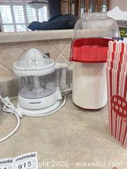 MaxSold Auction: Black & Decker White Plastic Citrus Juicer, Popcorn Maker, Accessory - Longmont (Colorado, USA) PARTNER MANAGED Estate Sale Online Auction - Whitehall Drive